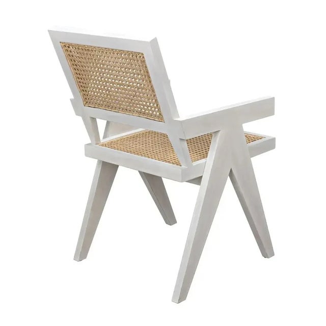 Not Yet Made - Made To Order NOIR Jude Chair with Caning, White Wash For Sale - Image 5 of 5