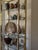 1970s Vintage Etagere Glass and Brass Hollywood Regency For Sale - Image 5 of 5