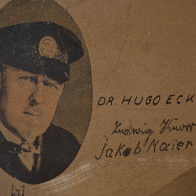 Dr. Hugo Eckener Graf Zeppelin Photograph, Signed, c.1928 For Sale In Savannah - Image 6 of 8