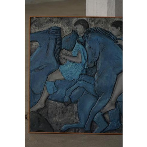 Mid-20th Century Modern Wall Relief with Figural Motif, 1950s For Sale - Image 15 of 18