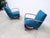 Wood Bentwood Armchair in Teal Velvet by Jindrich Halabala, 1930s For Sale - Image 7 of 13