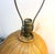 1960s-70s Gabriella Crespi style rattan globe lamp. Some minor fading to rattan throughout as shown but otherwise...