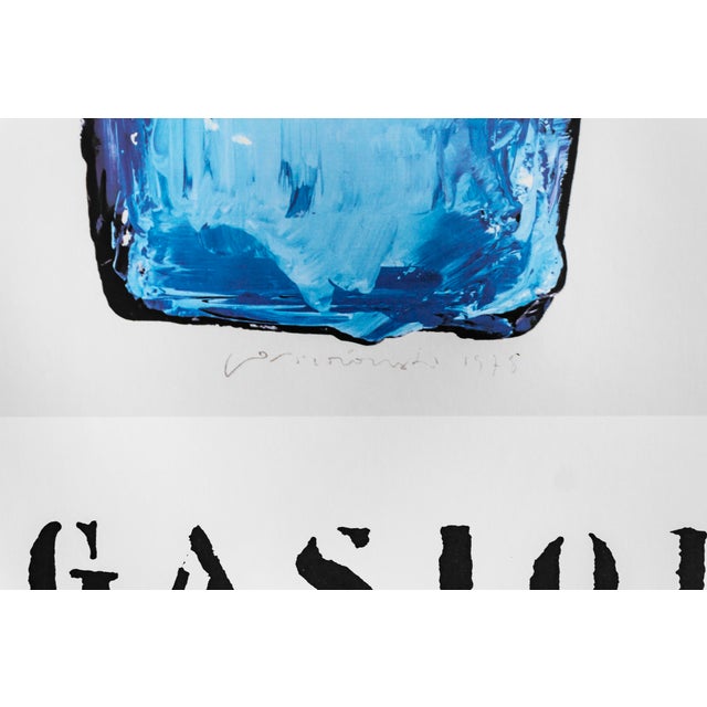 Abstract 1999 French Exhibition Poster, Gerard Gasiorowski, Pots De Fleurs 113-114 For Sale - Image 3 of 3