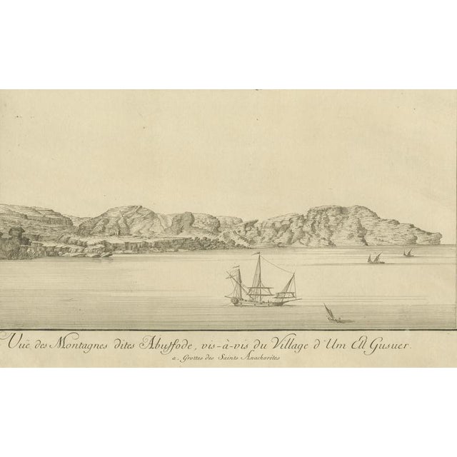 Norden, Mountains of Abyssode Opposite Umm El Gusur Nile View, 1755, Engraving For Sale - Image 4 of 9