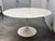 2010s Eero Saarinen for Knoll Studio Arabescato Marble Dining Table, 54 Inches For Sale - Image 5 of 12