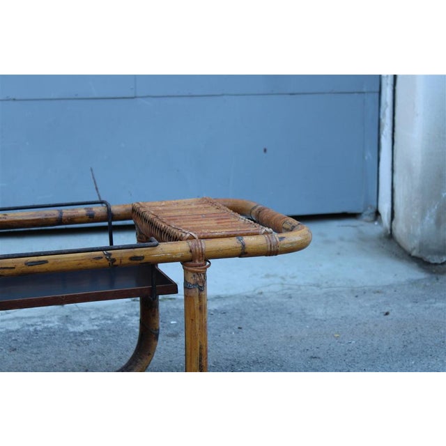 Bamboo Cocktail Table by Tito Agnoli, 1950s For Sale - Image 15 of 18
