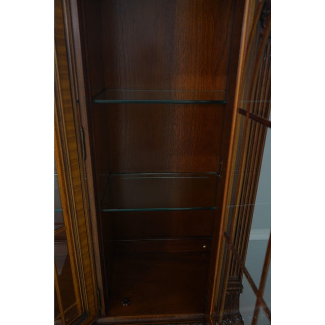 Wood Hickory Chair James River Plantation Large Breakfront For Sale - Image 7 of 18