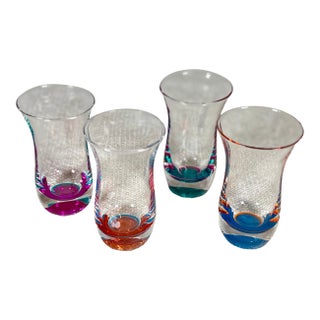 1960s Rare Set of 4 Dansk Spectra Shot Glasses - Set of 4 For Sale