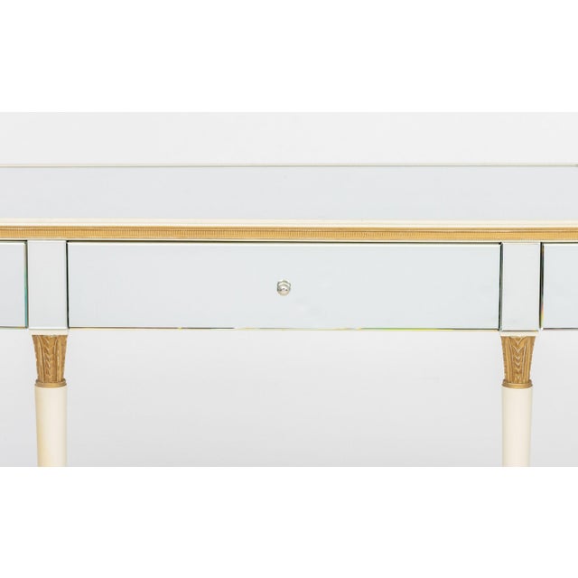 Hickory Chair Furniture Company Suzanne Kasler for Hickory Chair Company Mirrored Vanity Table For Sale - Image 4 of 9