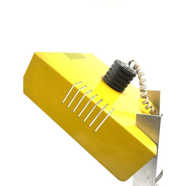 Space Age Yellow Cubic Table Lamp, Italy, 1970s For Sale - Image 16 of 18