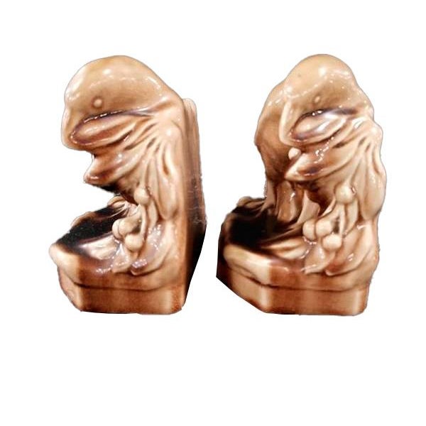 1940s 1940s Rookwood Art Pottery Raven Bookends- Set of 2 For Sale - Image 5 of 11