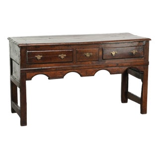 18th Century English Dresser in Oak For Sale