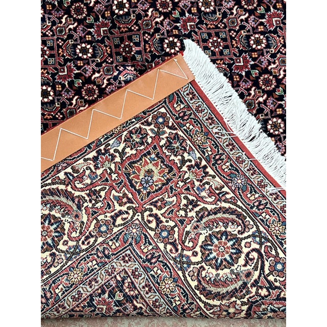 Persian Bijar Wool Rug 6’3” X 6’10” For Sale In Washington DC - Image 6 of 6