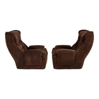 Orchidee Lounge Chairs and Ottoman by Michel Cadestin for Airborne, France 1968 For Sale