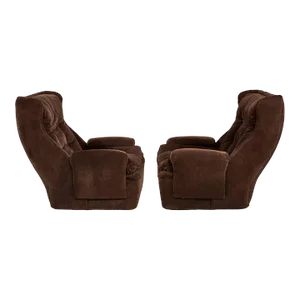 Orchidee Lounge Chairs and Ottoman by Michel Cadestin for Airborne, France 1968