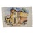 Henry Emil Salloch Original Watercolor on Paper Fornace, Italy. 1970. For Sale