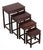 Vintage Chinese Set of 4 Stack Rosewood Nesting Tables For Sale