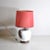Mid-Century Modern Glazed Ceramic Table Lamp, 1960s For Sale - Image 3 of 9
