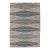 Keivan Woven Arts Scandinavian Flat-Weave Rug With Brown and Green 3'2 X 4'11 For Sale