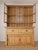 Dimensions:&nbsp;20.375"D x 82.25"H x 58.5"W Upper cabinet shelves (top to bottom) 17.25"H x 8"D 15.5"H x 8"D Lower...