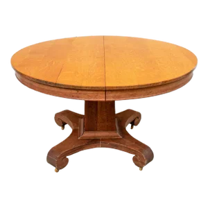 Mid 20th Century Arts & Craft Oak Extension Dining Table