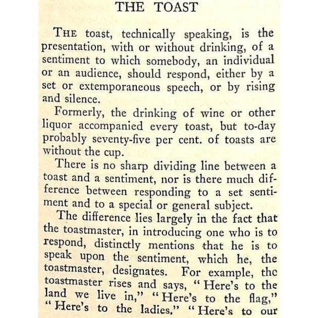 "Witty Stories and Toasts for All Occasions and How to Tell Them" 1914 Fowler, Nathaniel C. Jr. For Sale In New York - Image 6 of 7