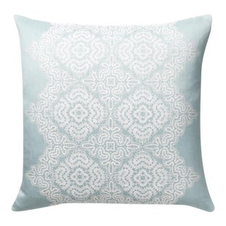 The House of Scalamandré Josephine Pillow, Blue Mist For Sale