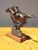 1970s Lh21 Vintage Wells Fargo Bronze Statue "Lightning Line Rider Cowboy Gallop Horse For Sale - Image 5 of 12
