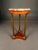 Italian Neoclassical Marble Top Lamp Table With Mahogany & Brass Base, Circa 1950 For Sale - Image 11 of 12