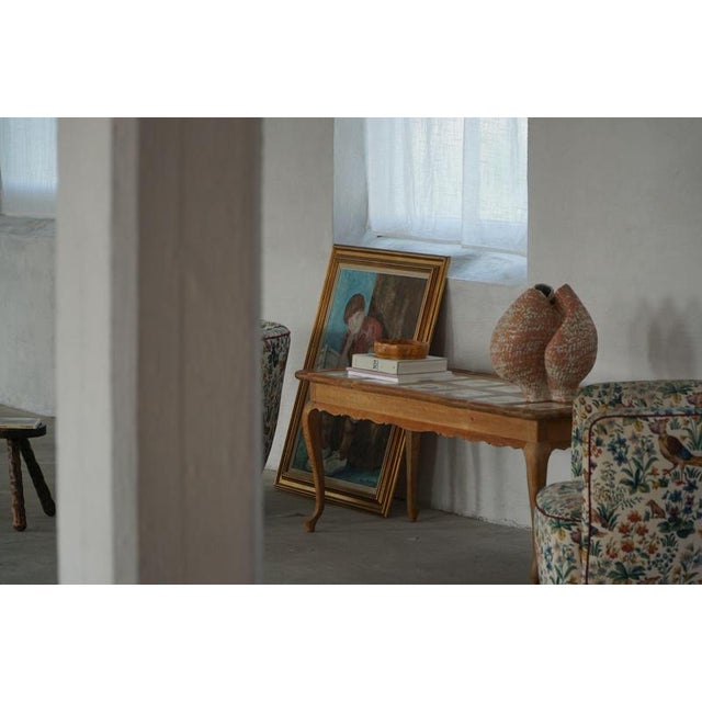 Danish Modern Oak Coffee Table with Tiled Top by Frits Henningsen, 1950s For Sale - Image 9 of 18