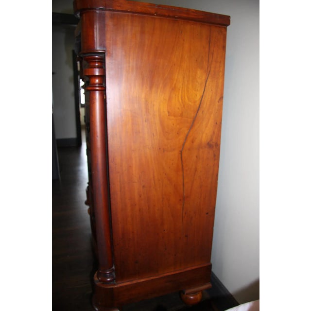 Vintage Empire Bow Front Chest of Drawers For Sale In Portland, OR - Image 6 of 11