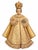 Vintage Child Jesus of Prague Religious Statue With Crown & Embellished Lace Robes For Sale