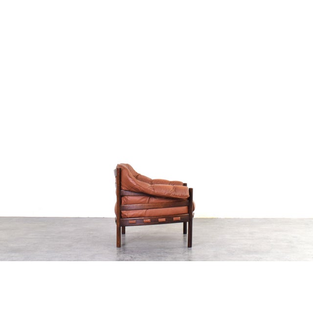Mid-Century Modern Mid-Century Oak & Leather Armchair by Arne Norell for Coja, 1960s. For Sale - Image 3 of 13