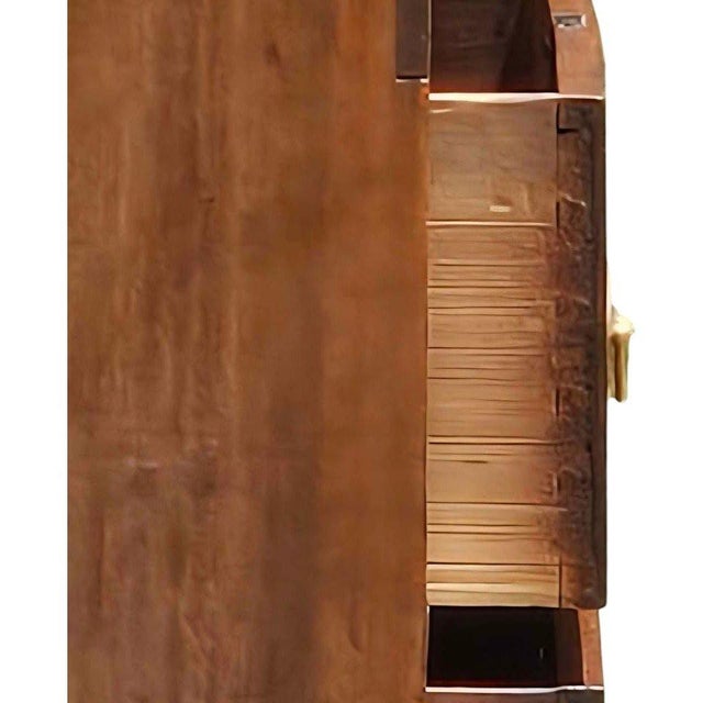 Brown Early 19th Century American Federal Hepplewhite Style Mule Chest Blanket Box For Sale - Image 8 of 11