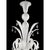 Contemporary White Venetian Ca Rezzonico Murano Glass Chandelier with Clear Glass Drops by Simoeng for Simoeng For Sale - Image 3 of 7