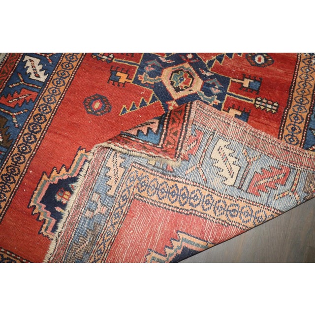 Early 20th Century Traditional Persian Worn Rug - 3'7" x 8' For Sale In New York - Image 6 of 8