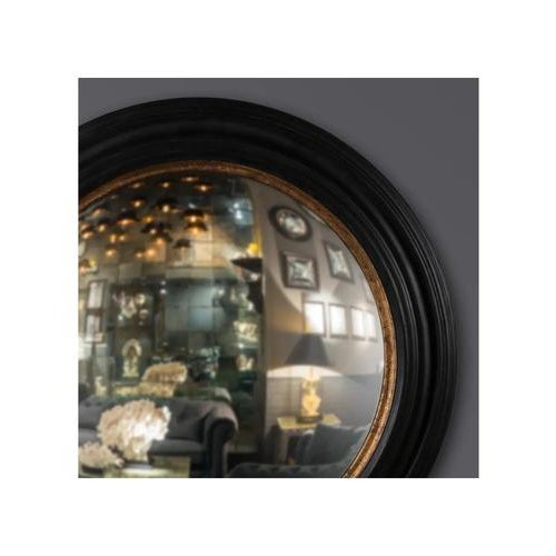 Flemish Style Round Convex Witch Mirrors, 19th Century, Set of 3 For Sale - Image 4 of 6