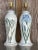 Vintage Hand Painted Ceramic Crane Bamboo Motif - Pair For Sale - Image 4 of 8