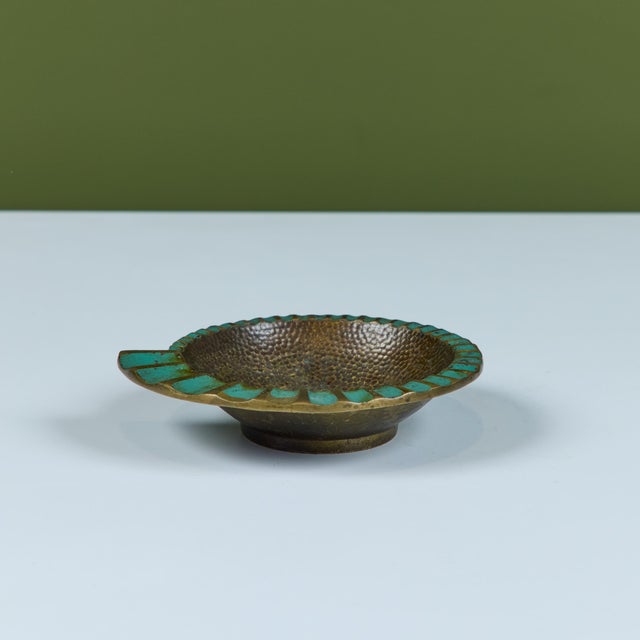 Pal-Bell Ashtray in Cast Bronze by Maurice Ascalon For Sale - Image 4 of 12