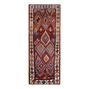 Late 19th Century W. Persian Kurdish Jaf Carpet