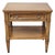 Mid Century Italian Tuscan Style Walnut Single Drawer Bedside Table For Sale