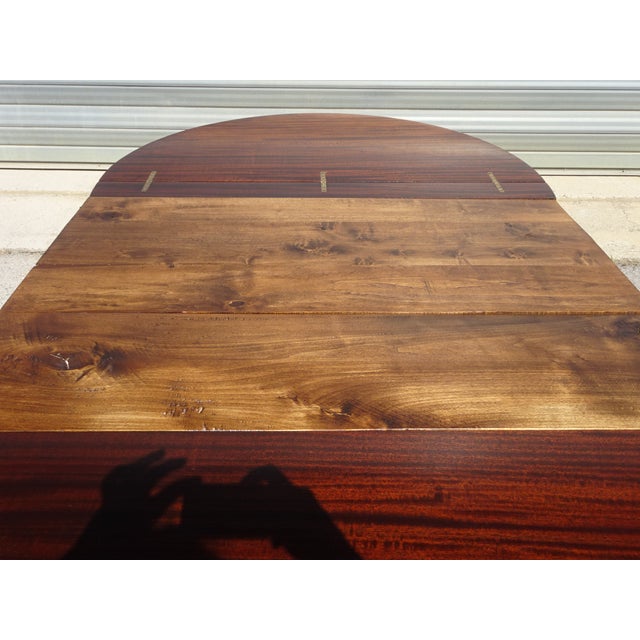 Gold Empire Extendable Half-Moon Console Table, 1950s For Sale - Image 8 of 18