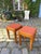 2000 - 2009 Danish Oak Stool with Red Seat For Sale - Image 5 of 11