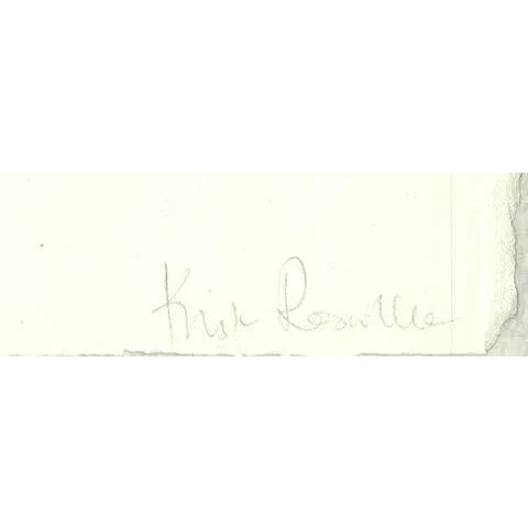 Artist: Krista Rosenkilde Title: Shock Blue Black Hole Year: 2016 Signed: Yes Medium: Lithograph Paper Size: 26.75 x 19.75...