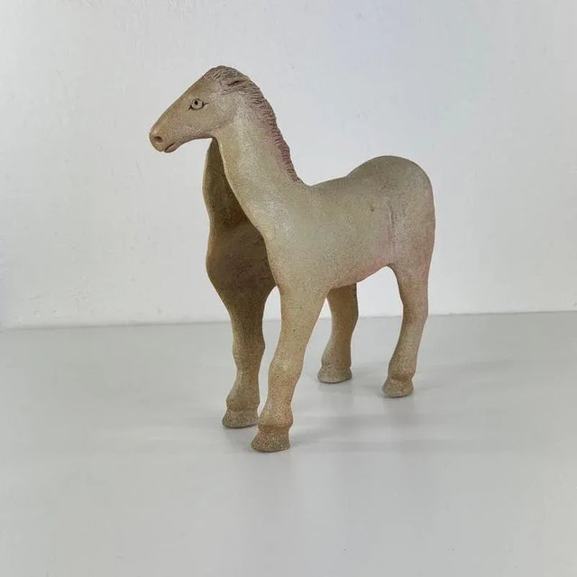Ceramic Horse Sculpture by Víctor Ceprián Cortés, Spain, 1980s For Sale - Image 4 of 18