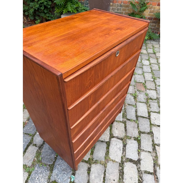 Teak Chest of Drawers, Denmark For Sale - Image 10 of 11