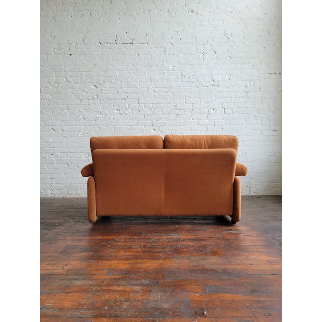 Textile 1970s Coronado Loveseat Attributed to Afra & Tobia Scarpa for B&b Italia For Sale - Image 7 of 13