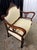Late 19th Century Victorian Carved Mahogany Settee in Shimmering Cream & Gold Ball and Claw Feet For Sale - Image 9 of 13