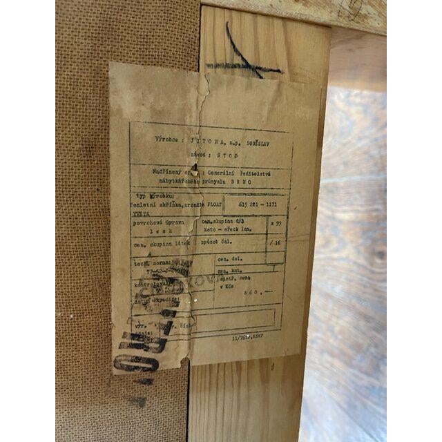 Vintage Sideboard with Mirror by Jitona, 1968 For Sale - Image 4 of 5