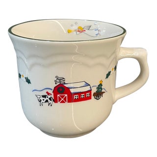 1990s Snow Village by Pfaltzgraff Mug For Sale